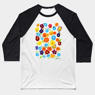 Garden Flowers Baseball T-Shirt